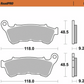 MOTO-MASTER Brake Pads - Sintered Series 414801-PU