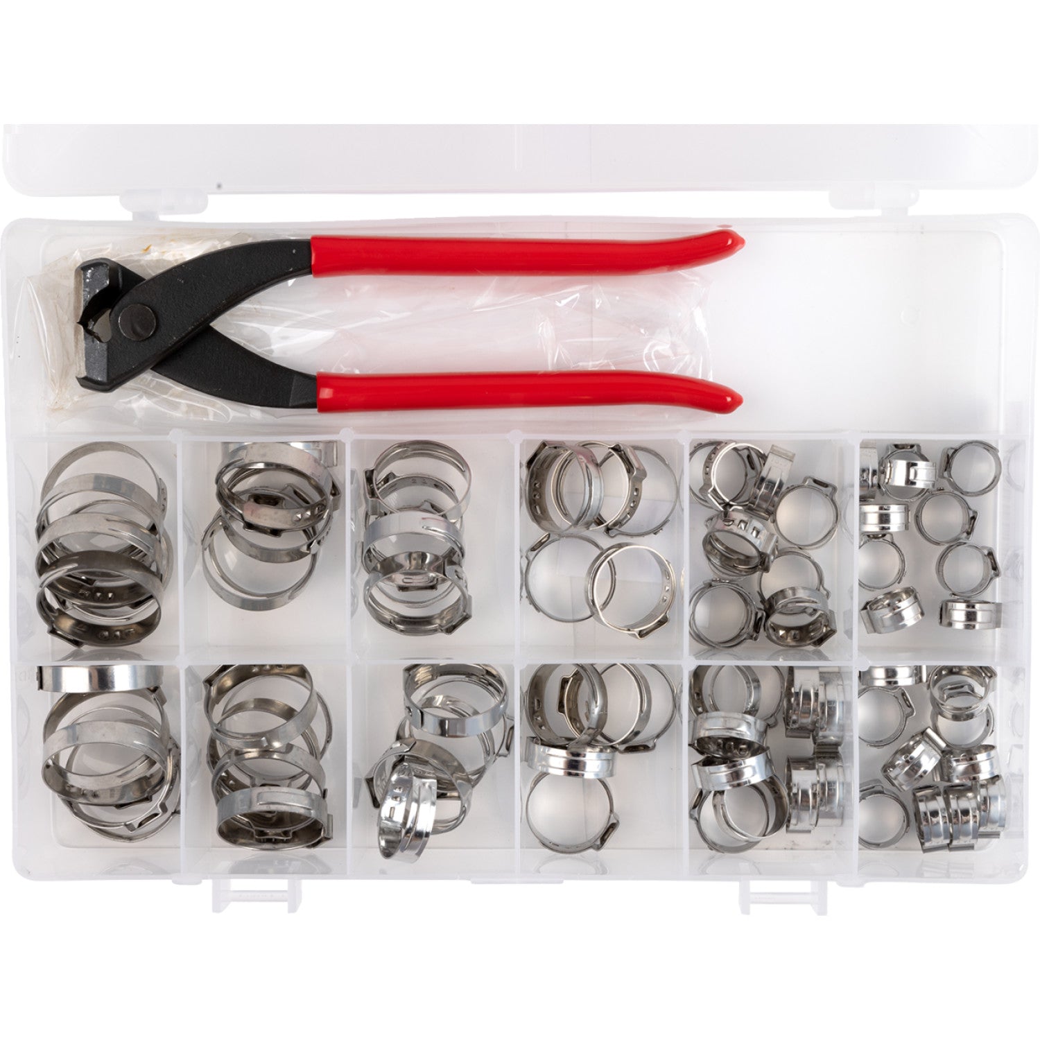 Moose Offroad Ear Clamp with Jaw Pincer - Assortment - Kit T03-6243K | Hardware Kits  Assortments