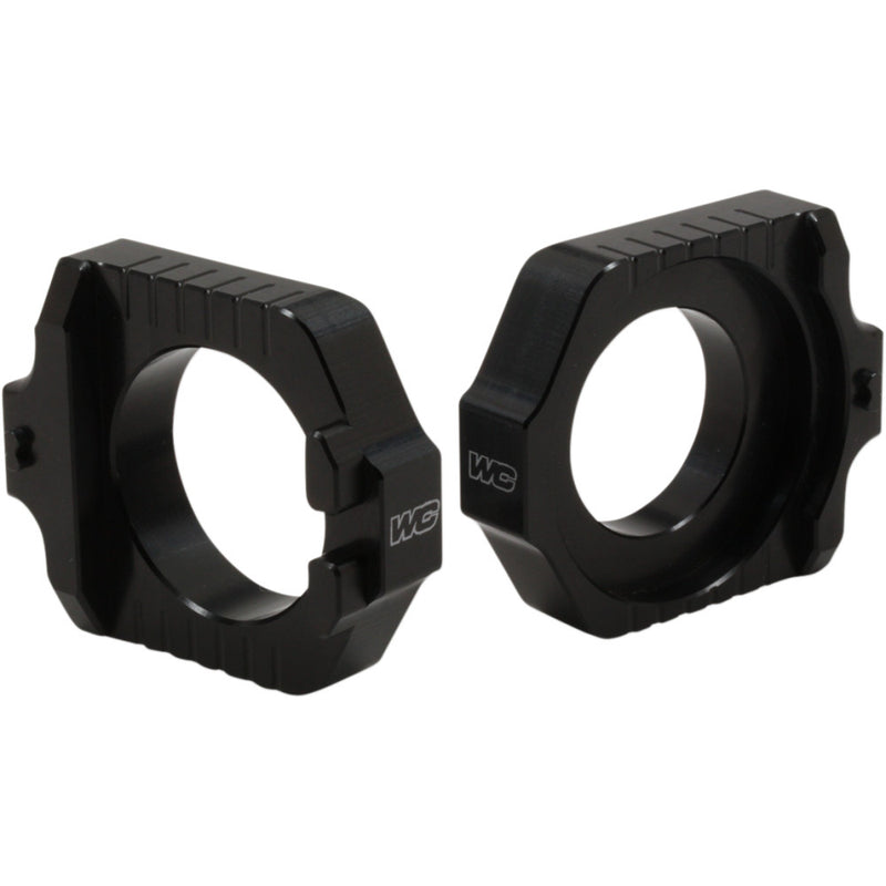 WORKS CONNECTION Elite Axle Block Kit - Black 17-260