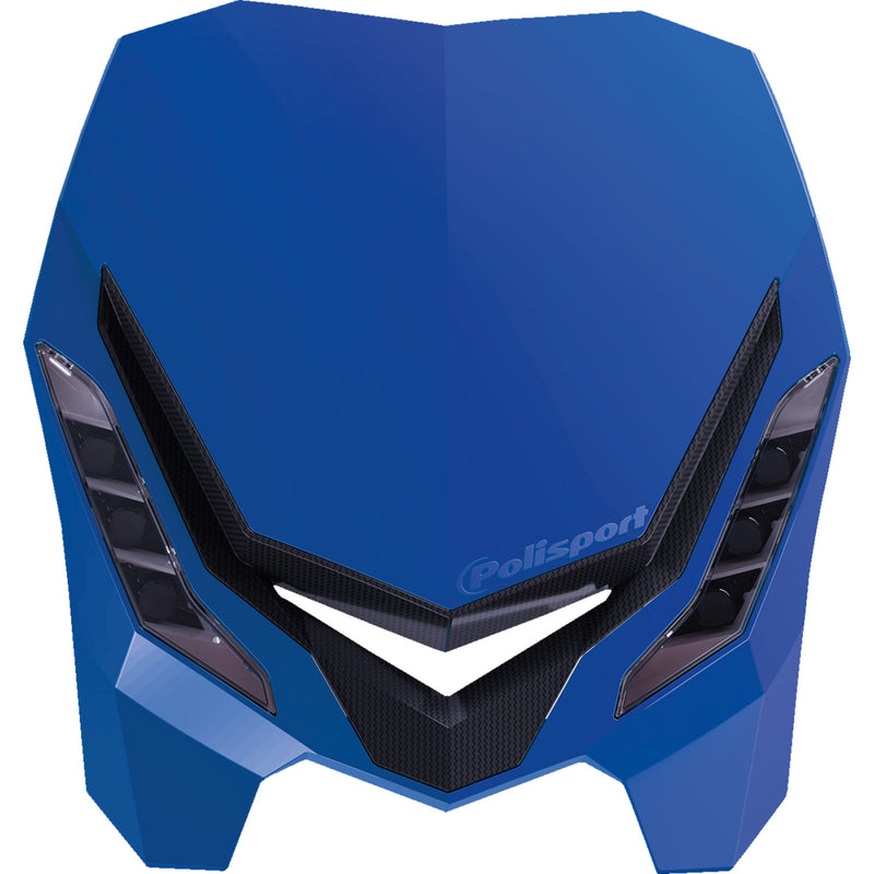 POLISPORT E-Blaze LED Headlight - Blue/Black 8670800003 by Polisport