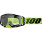 100% Armega Goggle - Neon Yellow - Clear 50004-00032