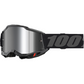 100% Accuri 2 Goggle - Black - Silver Mirror 50014-00038