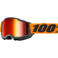 100% Accuri 2 Goggle - Orange - Red Mirror 50014-00041