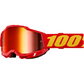 100% Accuri 2 Goggle - Red - Red Mirror 50014-00042