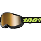 100% Strata 2 Goggle - Solar Eclipse - True Gold Mirror 50028-00022