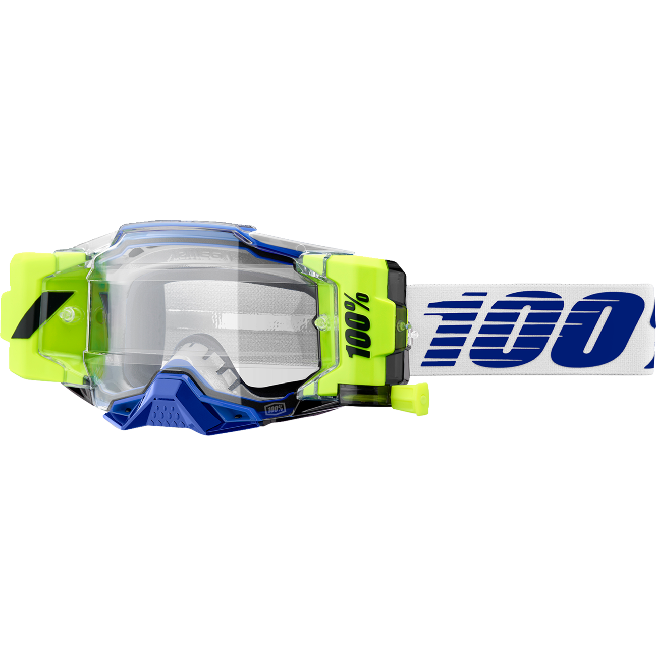 100% Armega Forecast Goggle - Blue - Clear 50006-00006