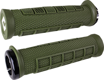ODI Elite Pro v2.1 Grips - Lock-On - 130 mm - Army Green D33EPAG-B