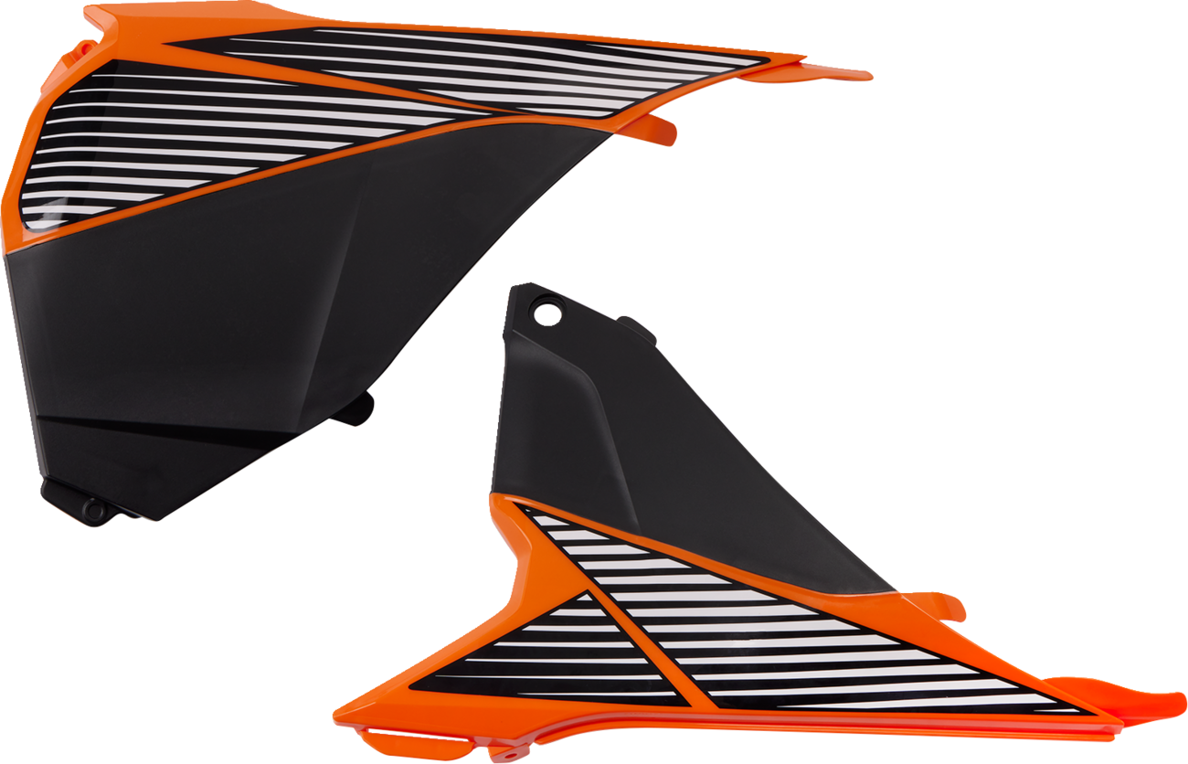 POLISPORT Airbox Cover - Orange/Black 8454300004