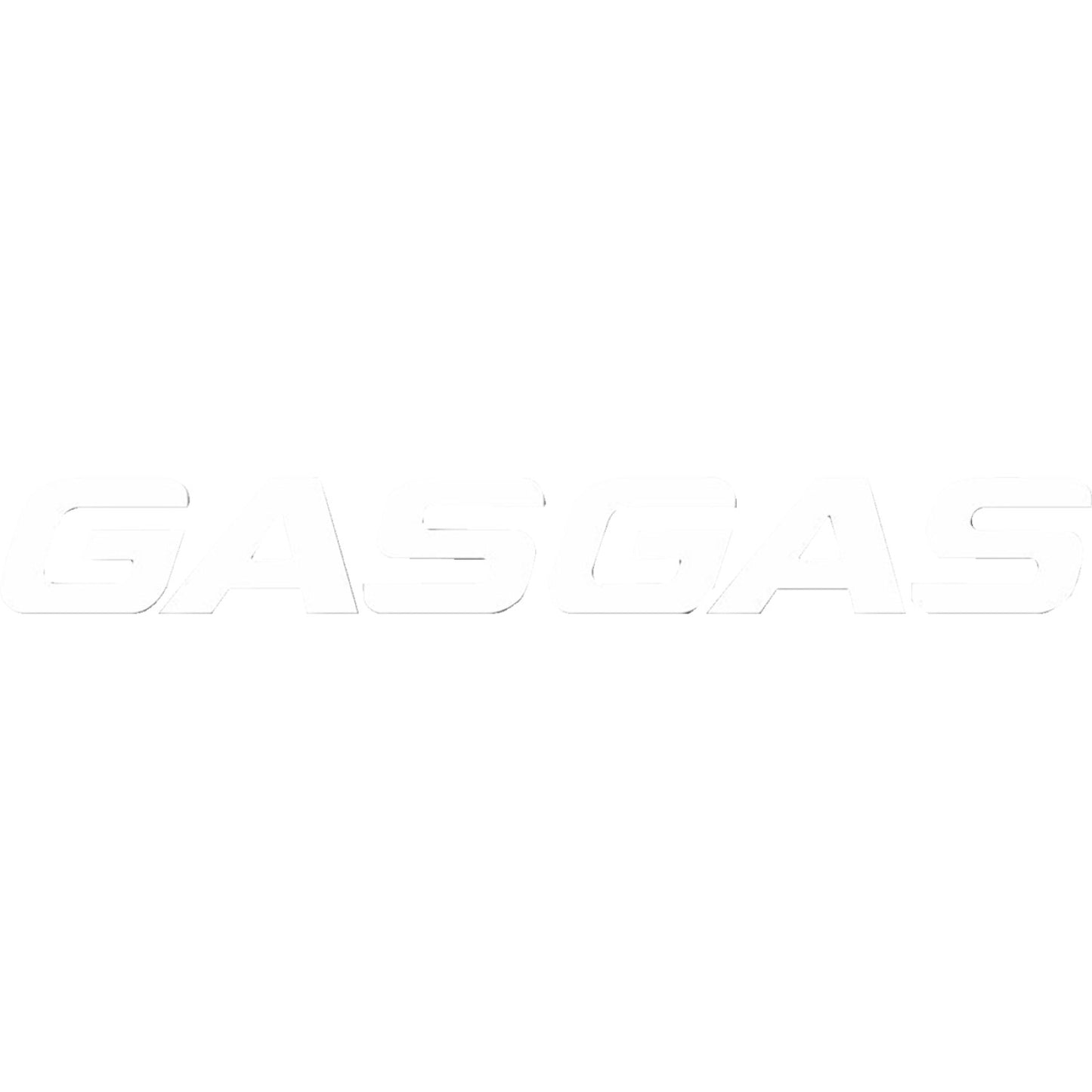 FACTORY EFFEX Die-Cut Decal - 3' - Gas Gas White 28-94708