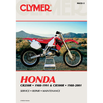 CLYMER Manual - Honda - CR250R / CR500R CM4323