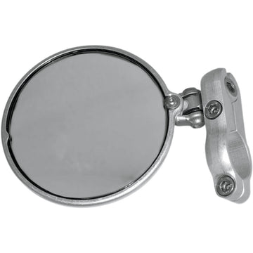 CRG Mirror - Hindsight LS - Side View - Round - Silver - Left - Each HSLS-201-L