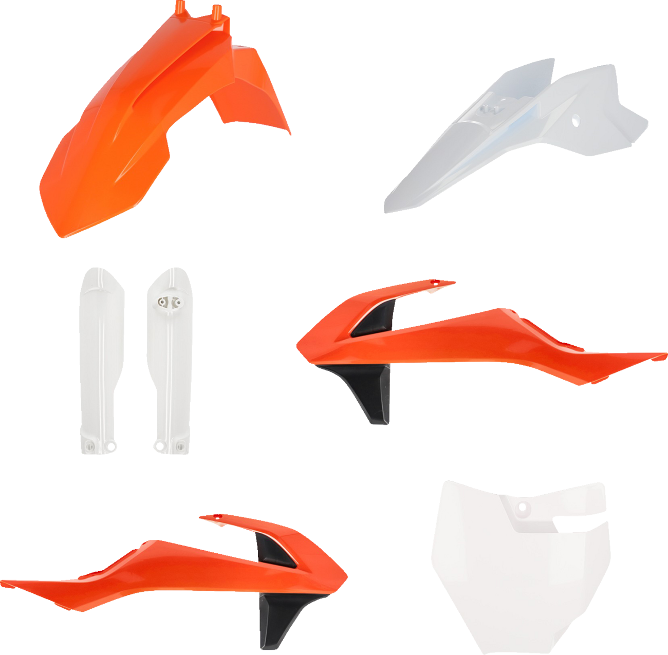 ACERBIS Full Replacement Body Kit - OEM '16 Orange /White/Black 2980585135