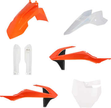 ACERBIS Full Replacement Body Kit - OEM '16 Orange /White/Black 2980585135