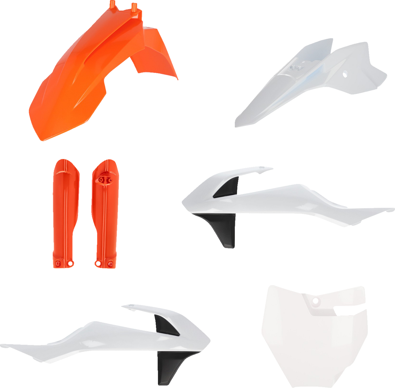 ACERBIS Full Replacement Body Kit - OEM '17 Orange/White/Black 2980585569