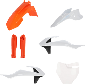 ACERBIS Full Replacement Body Kit - OEM '17 Orange/White/Black 2980585569