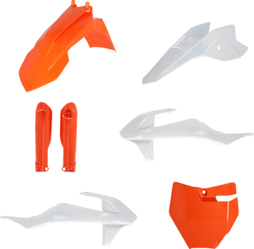 ACERBIS Full Replacement Body Kit - OEM '23 Orange/White 2980587705