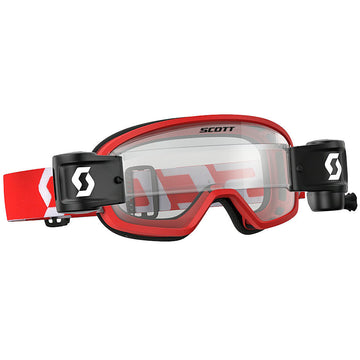 Scott Youth Buzz WFS Goggle Red/White Clear Lens by SistersMoto