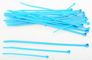 Assorted Cable Ties Blue 30/Pk