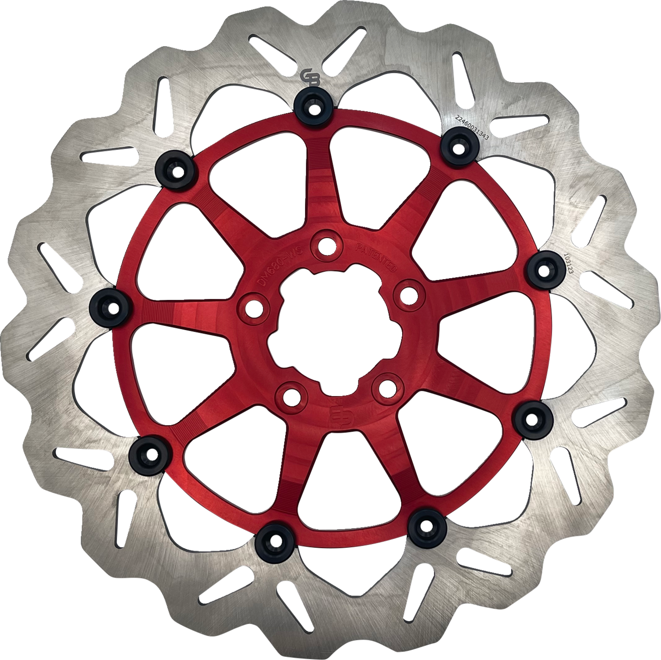 GALFER Brake Rotor - Front - Red DF680CWSS-R