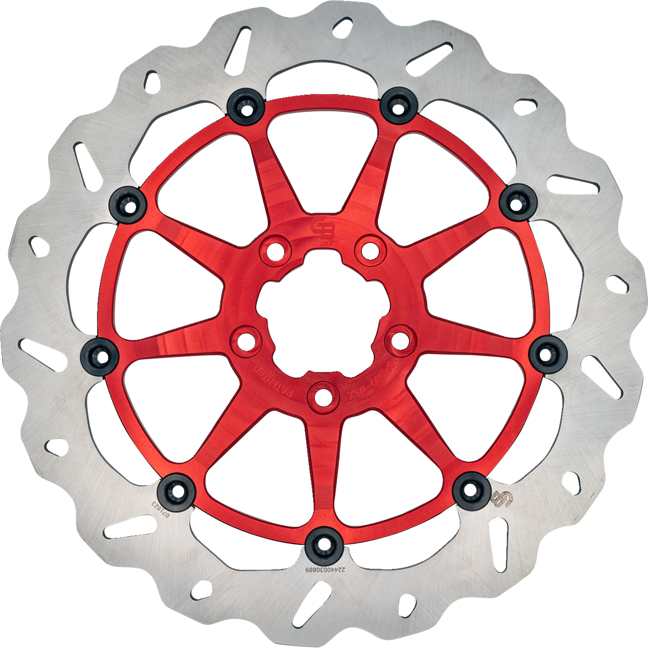 GALFER Brake Rotor - Front - Red DF680CWSX-R