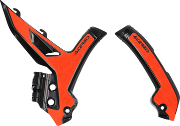 ACERBIS X-Grip Frame Guards - OEM '16 Orange/Black - KTM 2975045229