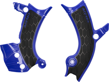 ACERBIS X-Grip Frame Guards - Blue/Black - YZ 250F/450F 2981441034