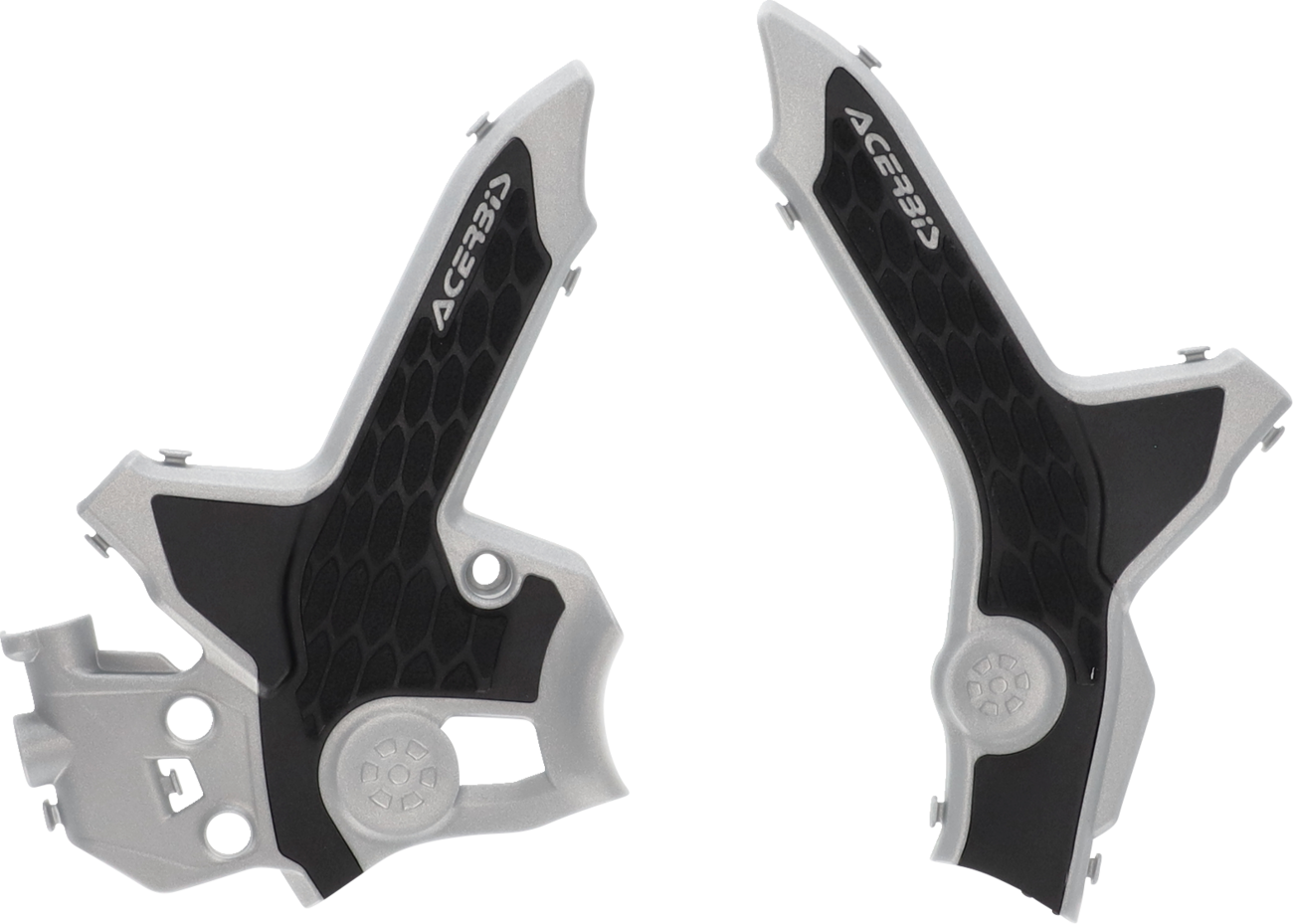 ACERBIS X-Grip Frame Guards - Gray/Black - CRF300 2979621019