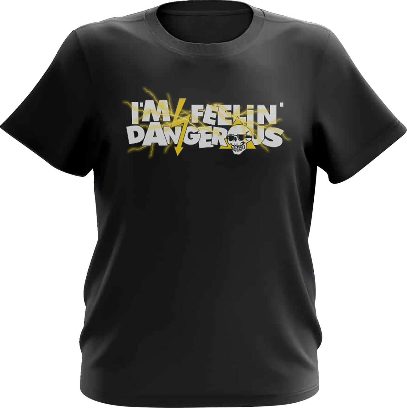 DEEGAN APPAREL Youth Shocking T-Shirt - Black/Yellow - XL DBTSS3007BLYXL