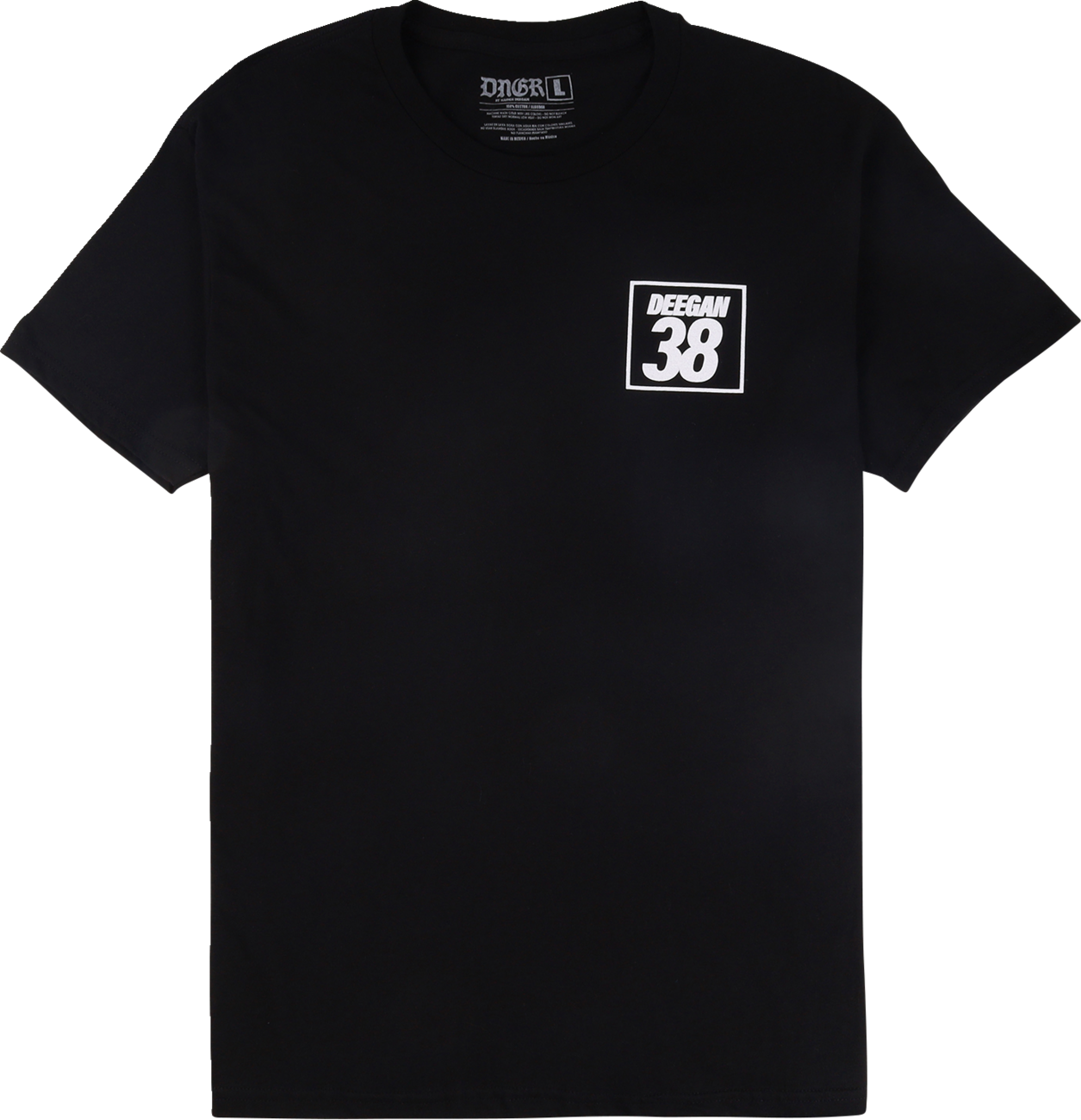 DEEGAN APPAREL Holeshot T-Shirt - Black - Small DMTSS3027BLKS