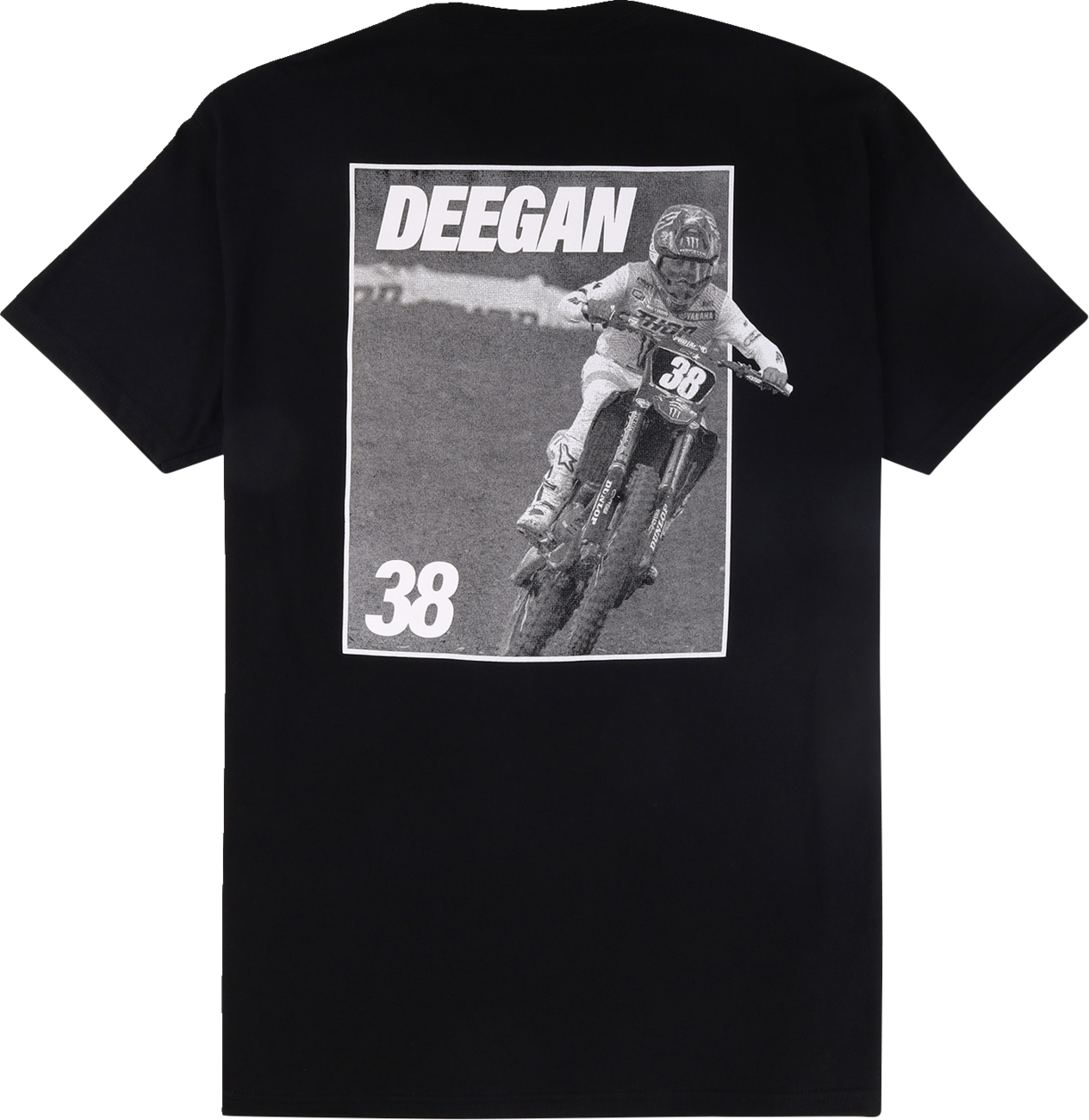 DEEGAN APPAREL Youth MX2 T-Shirt - Black - XL DBTSS3009BLKXL