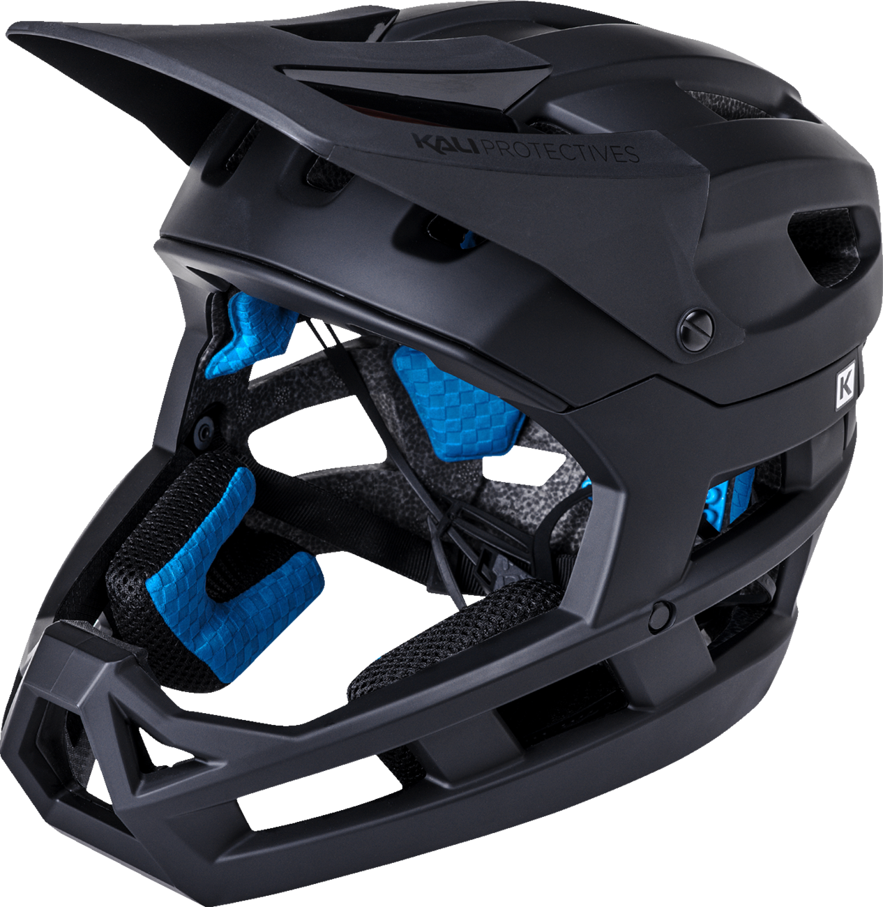 KALI DH Invader Helmet - Matte Black - L-2XL 0211323117