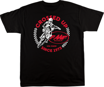 FMF Crossed Up T-Shirt - Black - 2XL SP24118901BLK2X