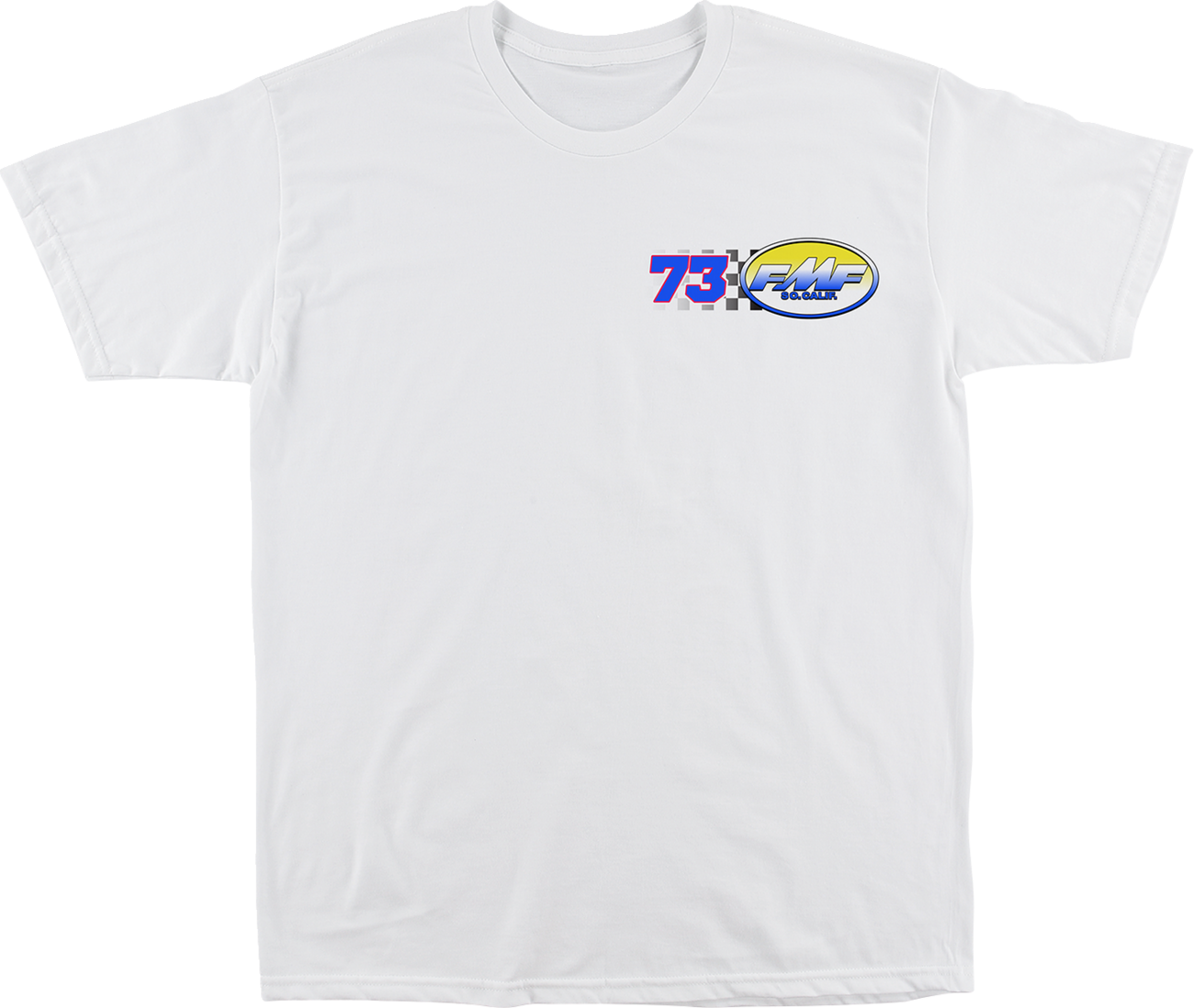 FMF Exhaust 500 T-Shirt - White - XL SP24118907WHTXL