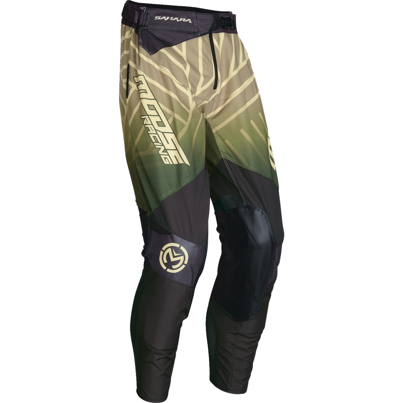 MOOSE RACING Sahara Pants - Green/Black - 28 2901-11452 by Moose Racing