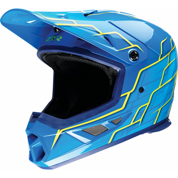 Z1R Rise 2.0 Helmet - Hyacinth - Teal/Yellow - Small 0110-8638