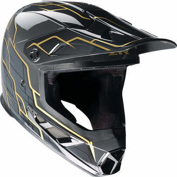 Z1R Rise 2.0 Helmet - Hyacinth - Black/Gold - Small 0110-8626