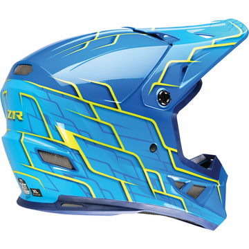 Z1R Rise 2.0 Helmet - Hyacinth - Teal/Yellow - Medium 0110-8639