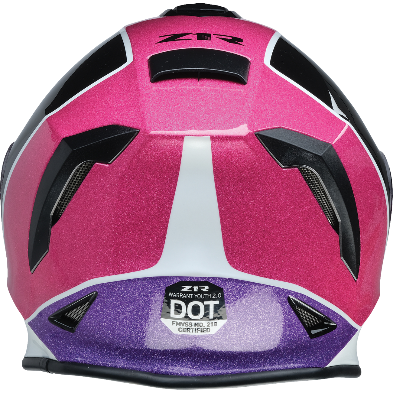 Z1R Youth Warrant 2.0 Helmet - Fresh Pow - Pink/Purple - Medium 0122-0136