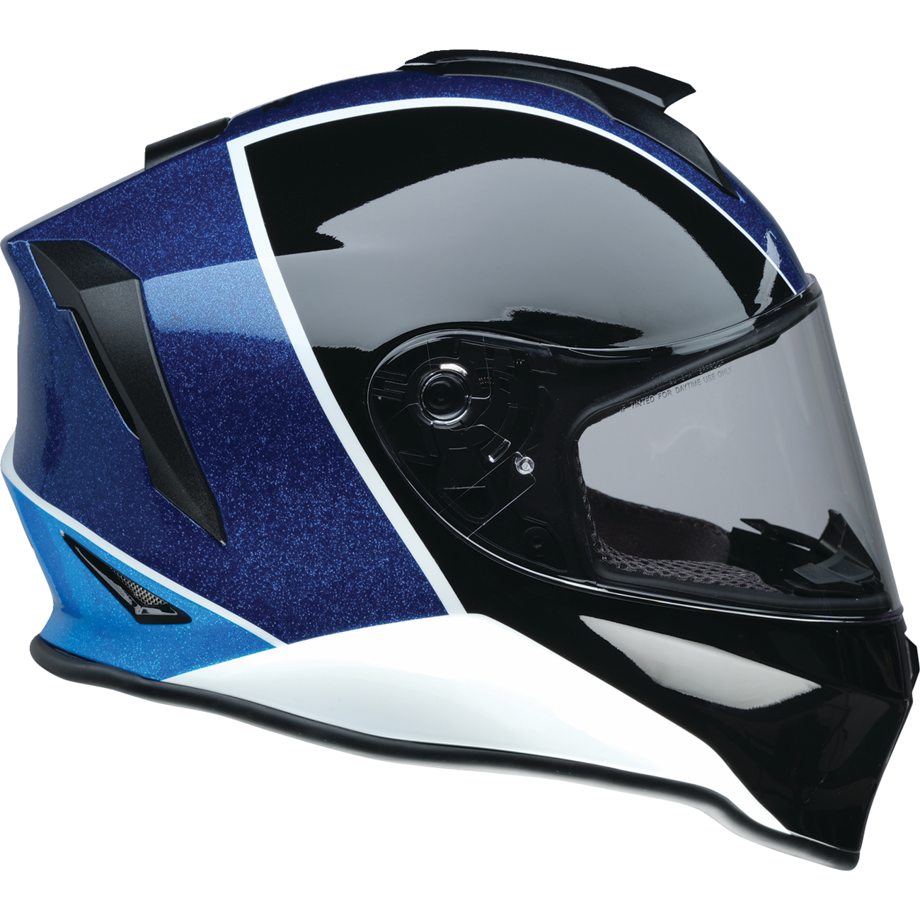 Z1R Youth Warrant 2.0 Helmet - Fresh Pow - Purple/Blue - Large 0122-0140