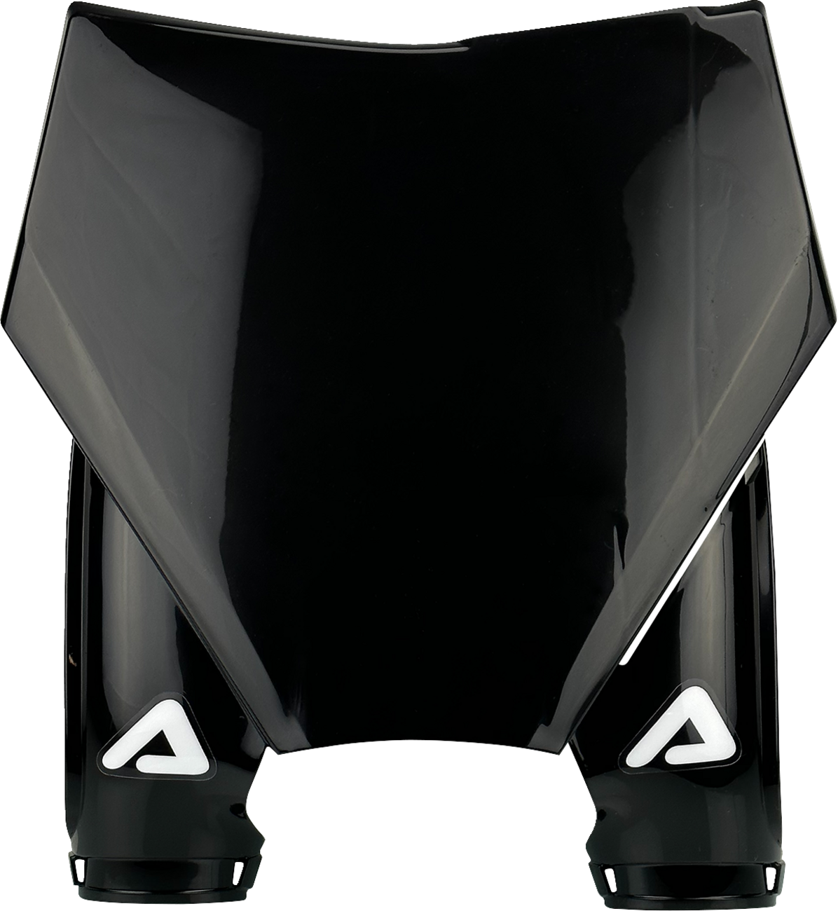 ACERBIS Raptor 2 Number Plate - Black/White 2983160001