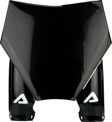 ACERBIS Raptor 2 Number Plate - Black/White 2983160001