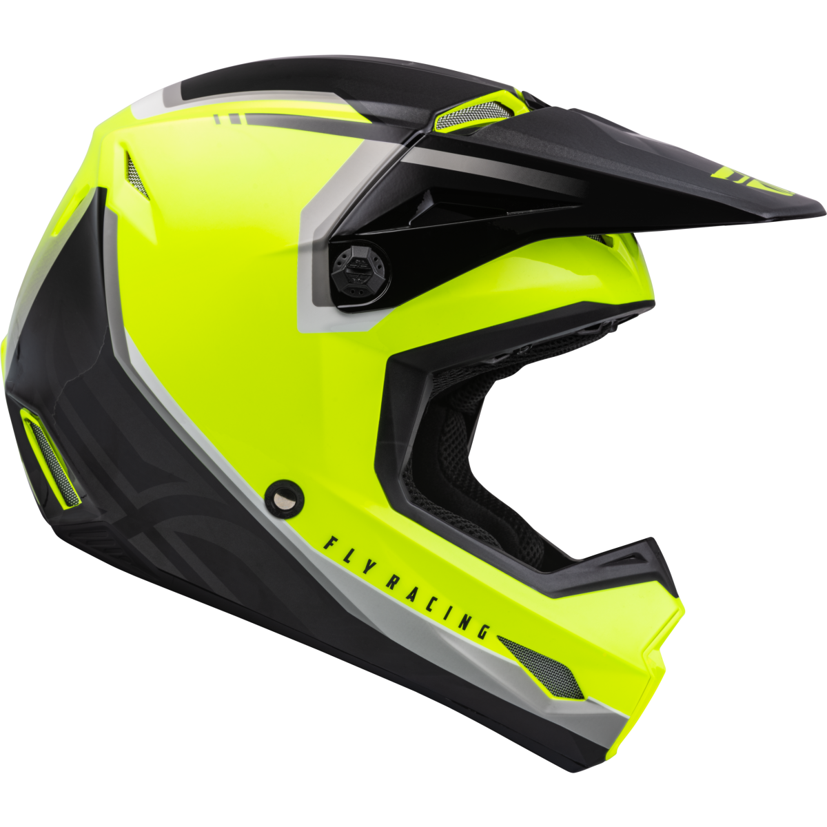 Fly Racing Kinetic Vision Helmet HI-Vis/Black 2XL