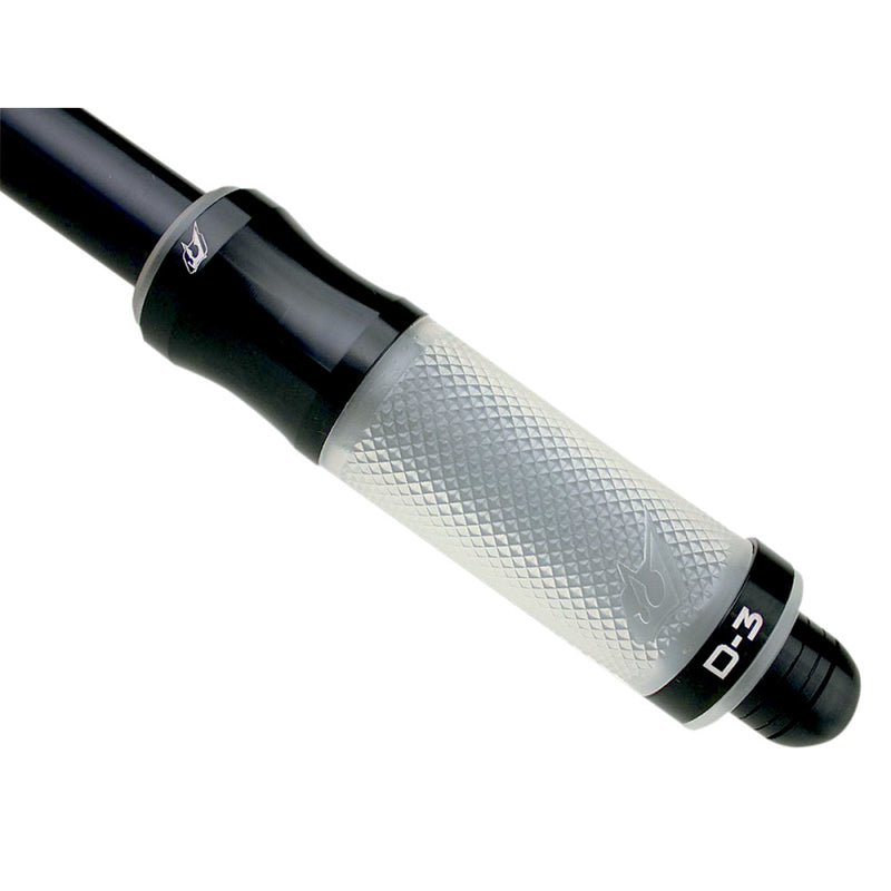 DRIVEN RACING 7/8" D3 Grips - Black/Clear D3CL