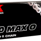 RK 520 Max O - Drive Chain - 120 Links - Black/Chrome 520MAXO-120-BC