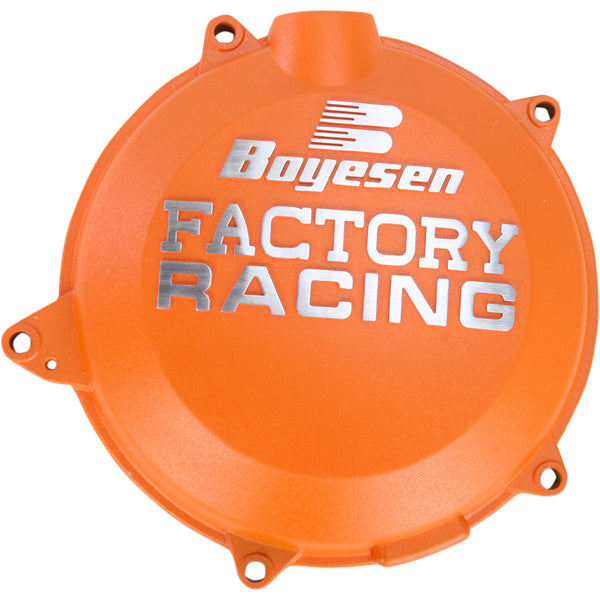 Boyesen Clutch Cover - Orange - KTM/Husaberg CC-45O