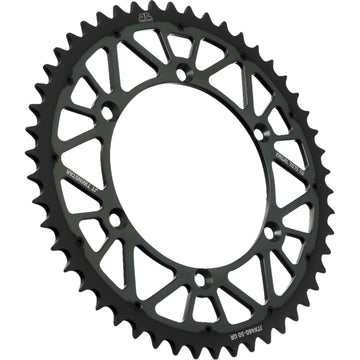 JT SPROCKETS Steel Rear Sprocket - Graphite - 50 Tooth JTX460.50GR by JT Rear Sprockets   Steel Type