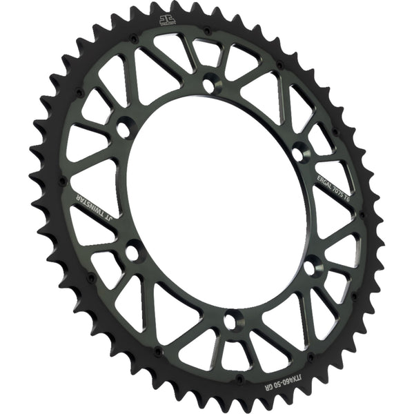 JT Sprockets Steel Rear Sprocket - Graphite - 50 Tooth JTX460.50GR
