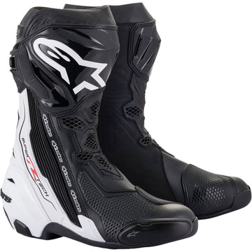 ALPINESTARS Supertech R Boots - Black/White - US 8 / EU 42 2220021-12-42