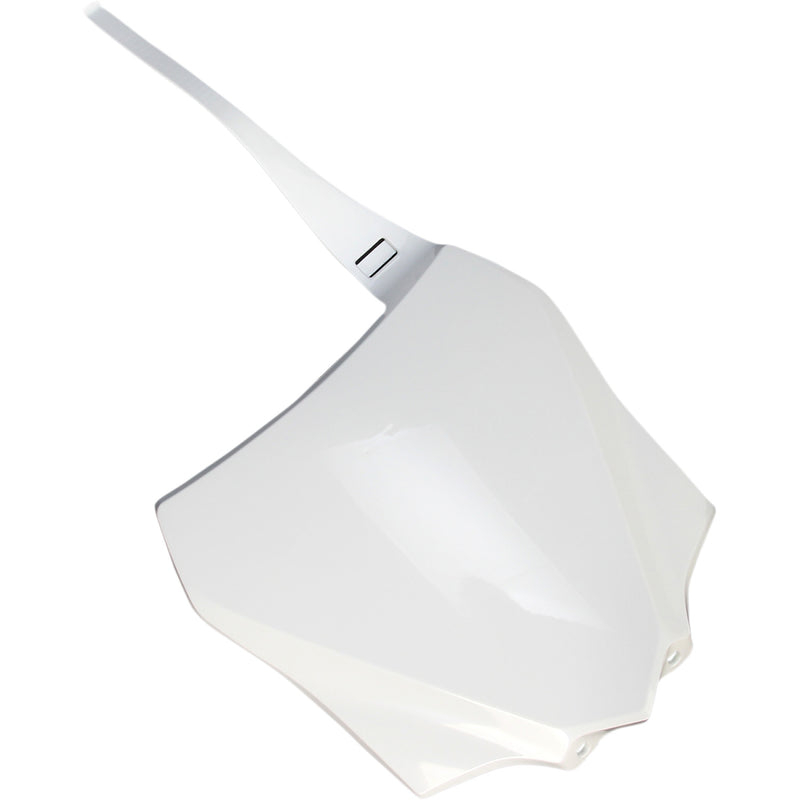 Acerbis Front Number Plate - White 2374050002