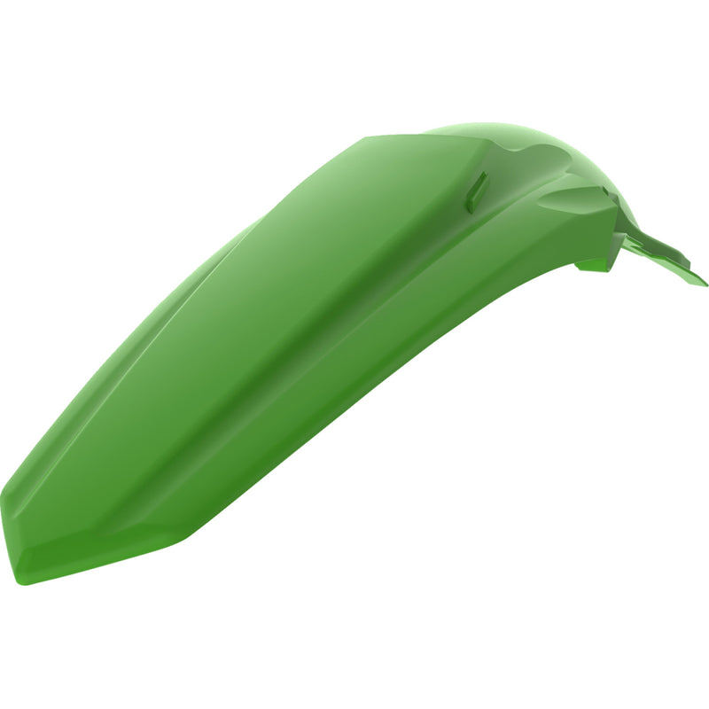 POLISPORT Fender - Rear - Restyle - Green - KX 125/250 8585400001 by Polisport